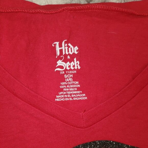 Word to the Nerds - Girls Red Short Sleeve || Small EUC - Picture 4 of 5